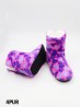 Heart Patterned Women's Light Weight Slipper Socks